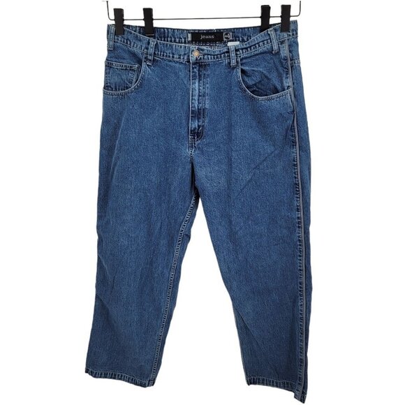 Levis silvertab mens jeans 38 X 32 blue denim baggy acid wash 100% Cotton - Picture 1 of 9
